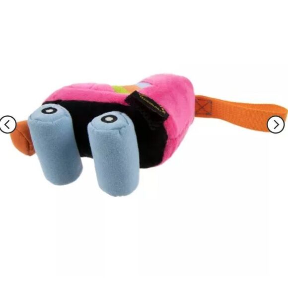 TrustyPup Roller Skate-Retro Madness Dog Toy - Pink - Picture 4 of 4